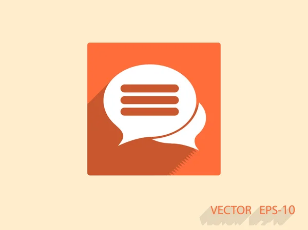 Icono de chat — Vector de stock