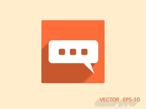 Chatování ikona — Stockový vektor
