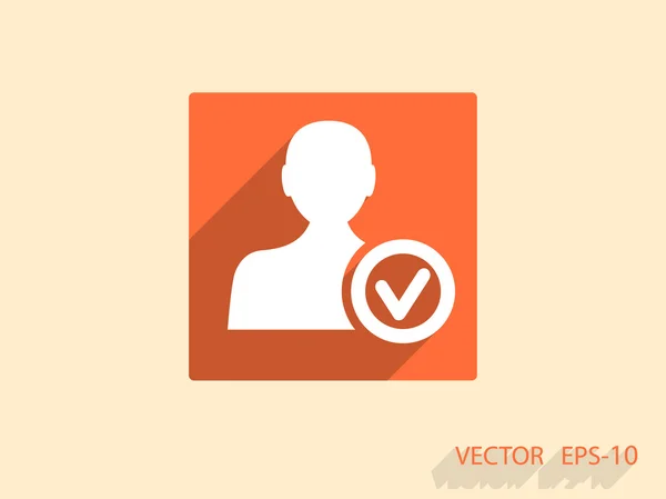 Přidat přítele ikona — Stockový vektor