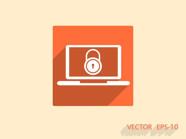 Internet security icon — Stock Vector