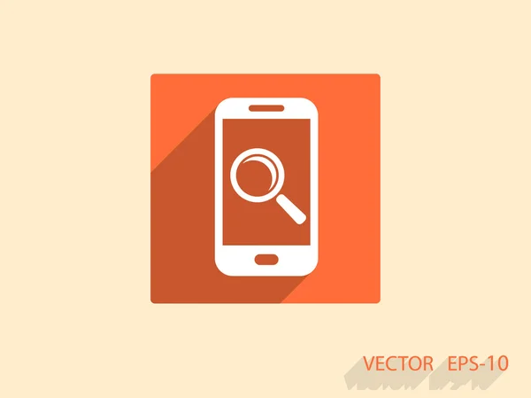 Mobile search — Stock Vector