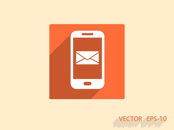 Mobilní mail — Stockový vektor