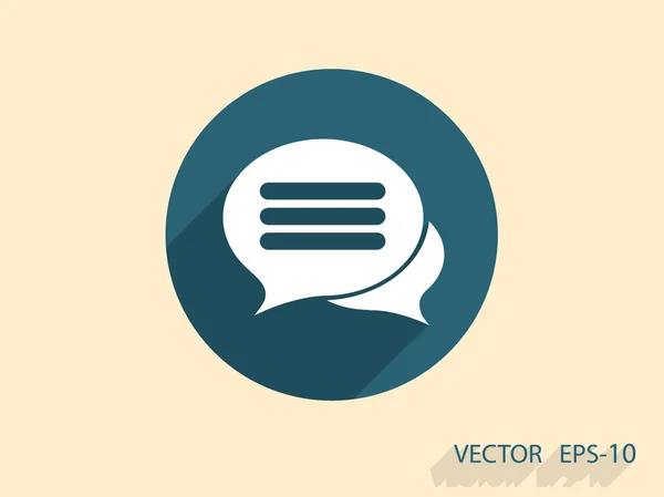 Icono de chat — Vector de stock