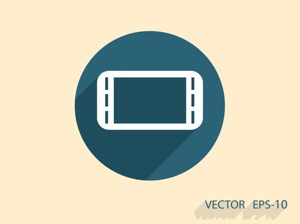 Flat icon of gamepad — Stock Vector