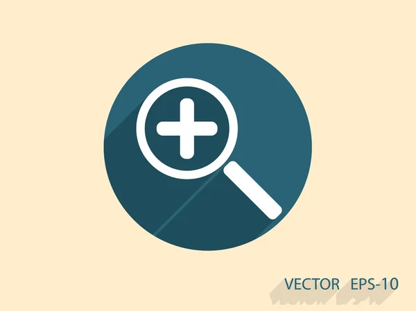 Icono de zoom — Vector de stock