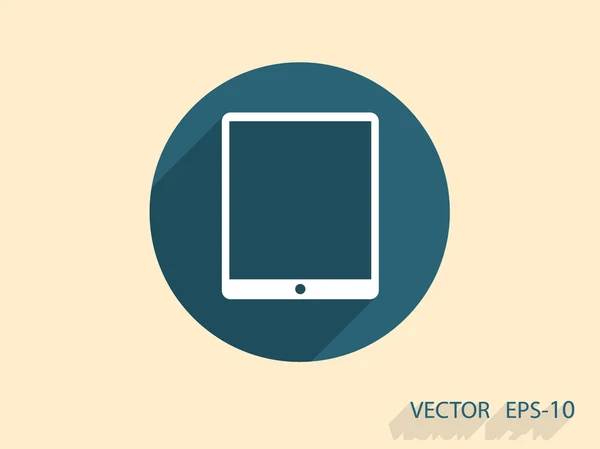Plochý ikona touchpadu — Stockový vektor