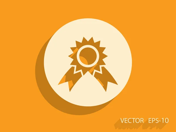 Icono de premio, ilustración vectorial — Vector de stock