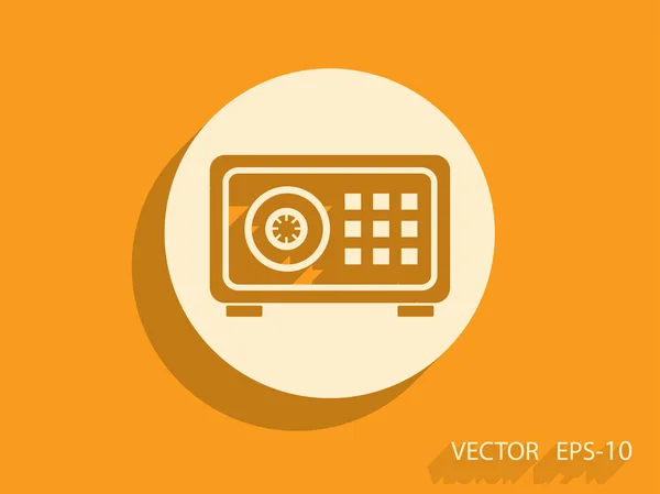 金庫のフラット アイコン ストックベクター C Archmanstocker