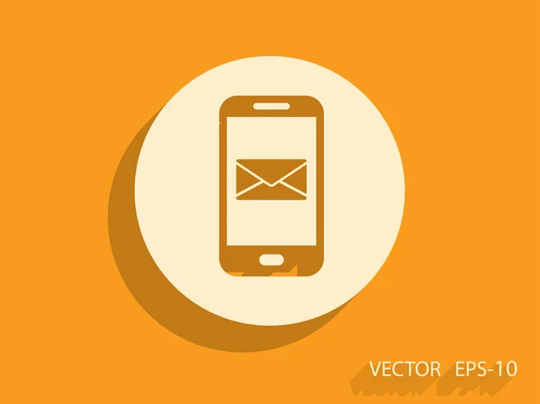 Mobilní mail — Stockový vektor
