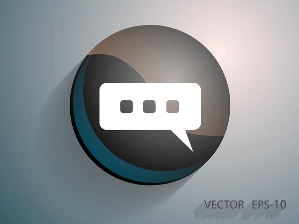 Pictograma chat — Vector de stoc