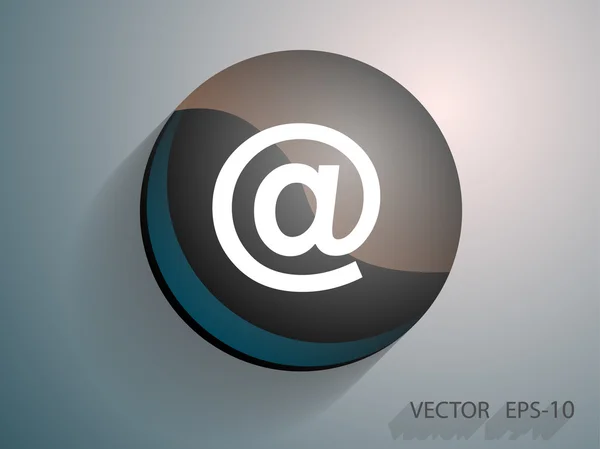 Flat ikonen e-post — Stock vektor