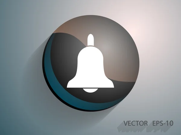 Flat ikonen Bell — Stock vektor