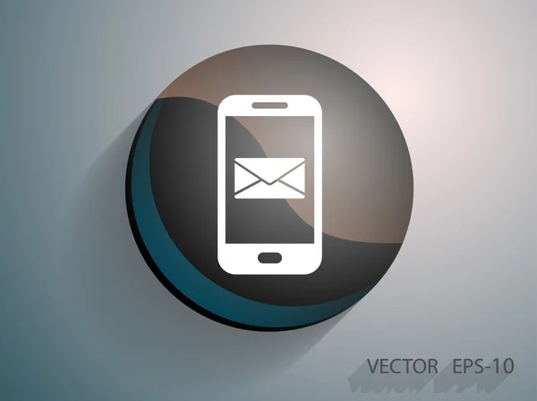 Mobiele e-mail — Stockvector