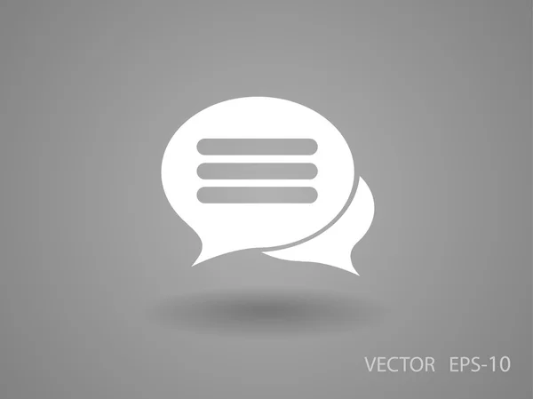 Pratande ikonen — Stock vektor