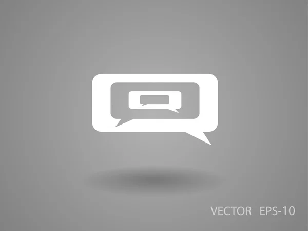 Ícone conversando — Vetor de Stock