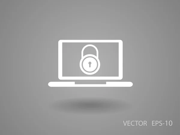 Icono de seguridad de Internet — Archivo Imágenes Vectoriales