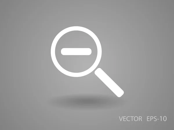 Zoom hacia fuera icono — Archivo Imágenes Vectoriales