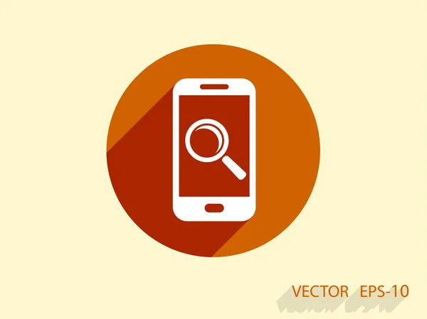 Ricerca mobile — Vettoriale Stock