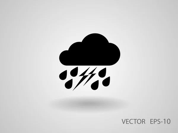 Wetterikone — Stockvektor