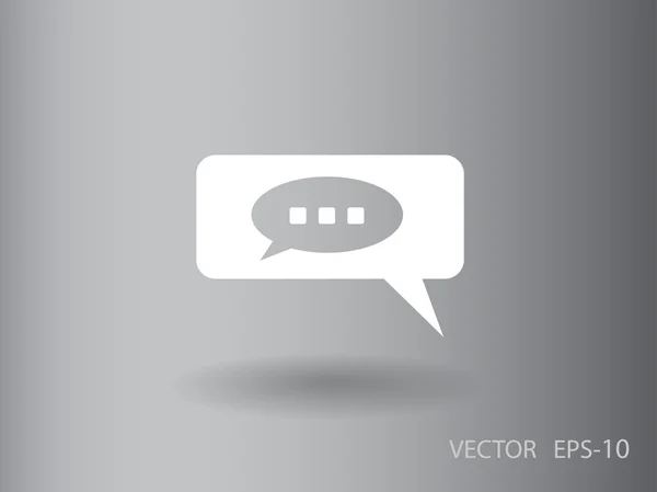 Ícone conversando — Vetor de Stock