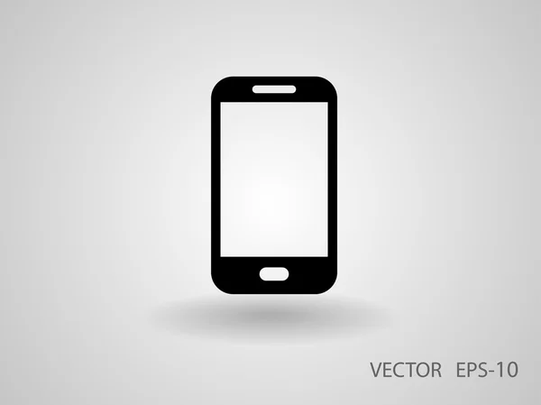 Плоская иконка смартфона — стоковый вектор