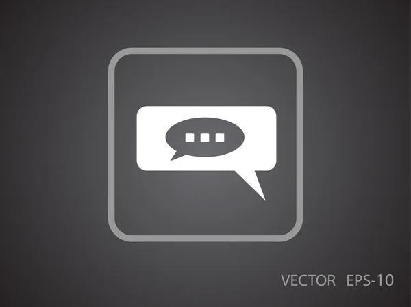Chatting icon — Stock Vector