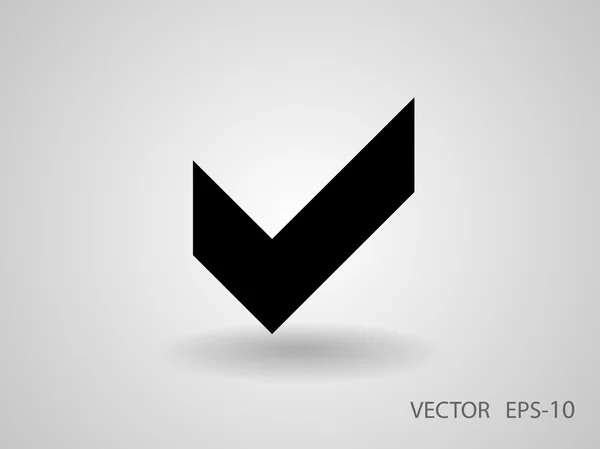 Плоская иконка флажка — стоковый вектор