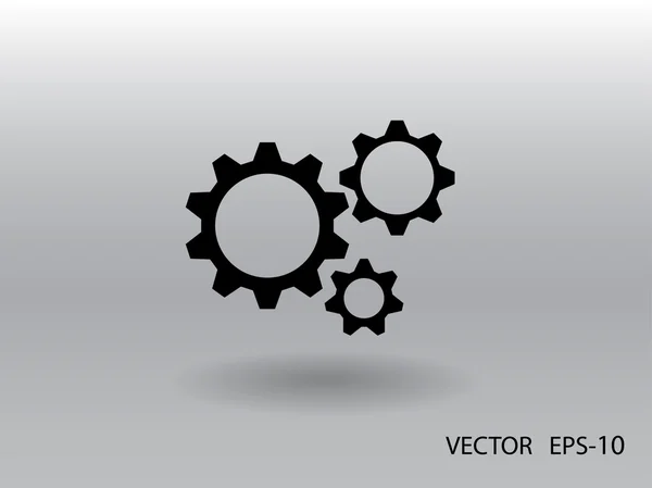 Vlakke pictogram van vistuig — Stockvector