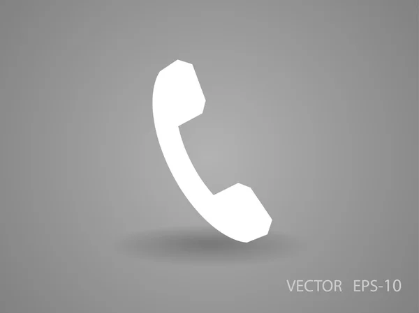 Flat icon of a phone — Stock Vector