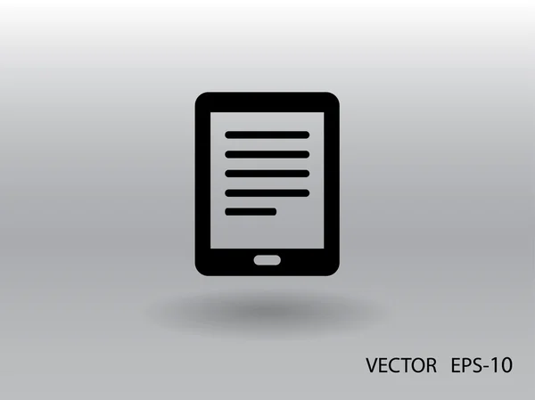 Icona piatta di touchpad — Vettoriale Stock