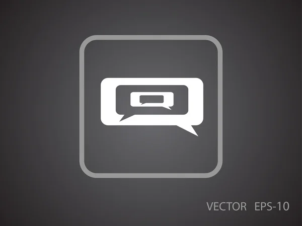 Icono de chat — Vector de stock