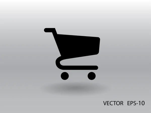 Flache Ikone des Einkaufszettels — Stockvektor