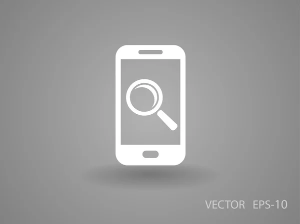 Mobiel zoeken — Stockvector