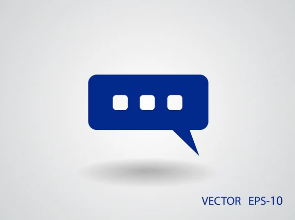 Ícone conversando — Vetor de Stock