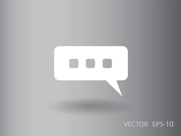 Chatování ikona — Stockový vektor