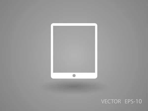 Ícone plano do touchpad — Vetor de Stock