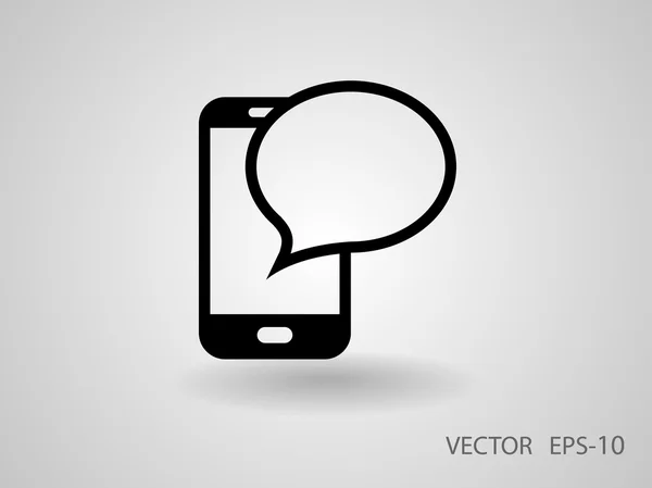 Ícone sms — Vetor de Stock