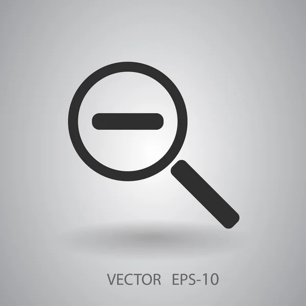 Oddálit ikonu — Stockový vektor