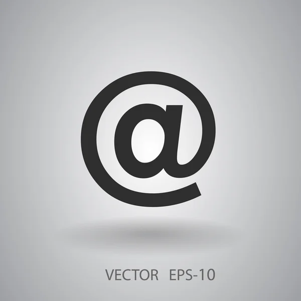 Плоская иконка электронной почты — стоковый вектор