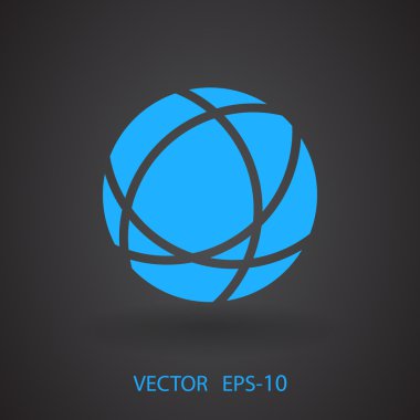 Dünyanın düz simgesi