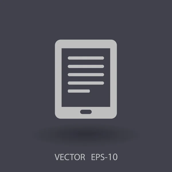 Plochý ikona touchpadu — Stockový vektor