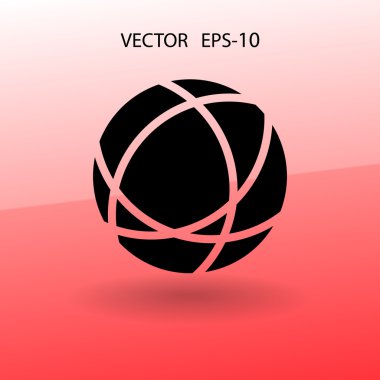 Dünyanın düz simgesi