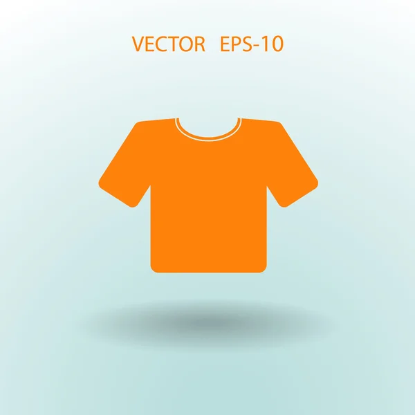 Ploché tričko ikonou. Vektor — Stockový vektor
