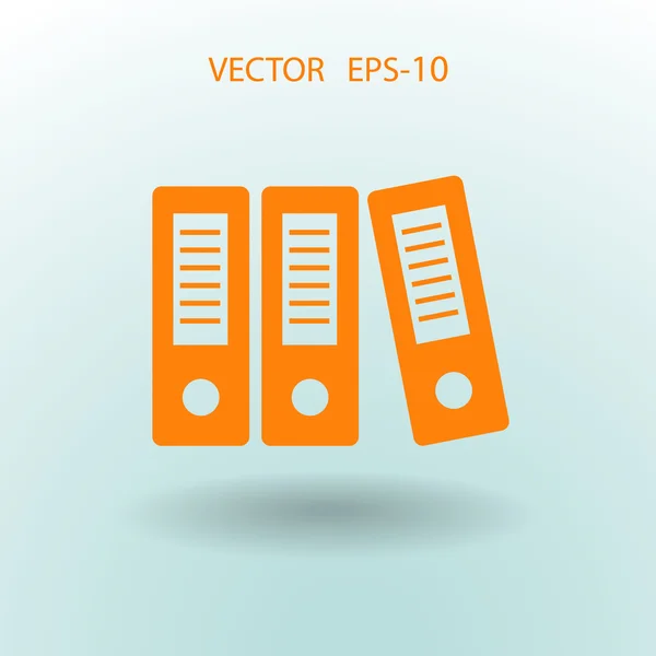 Sombra longa plana Fila de ligantes ícone, ilustração vetorial — Vetor de Stock