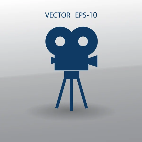 Lapos ikon-ból mozi — Stock Vector