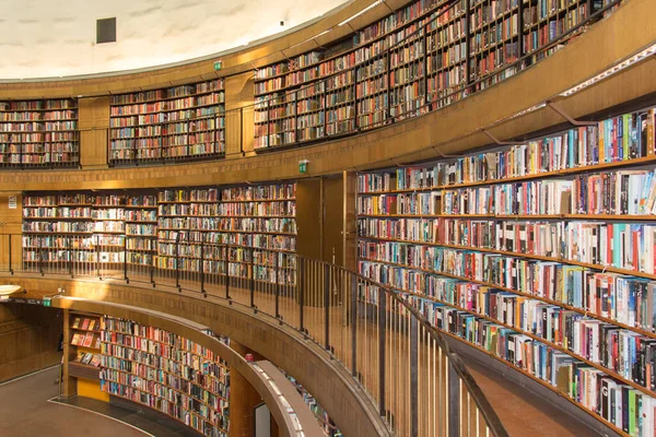 Sweden Stockholm April 2019 Interior View National Public Library April — Stock Photo, Image