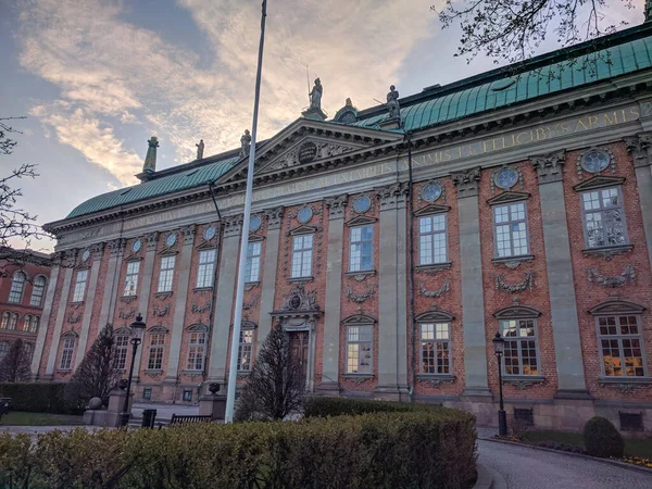 Stockholm Suède Avril 2019 Vue Extérieure Maison Noblesse Avril 2019 — Photo