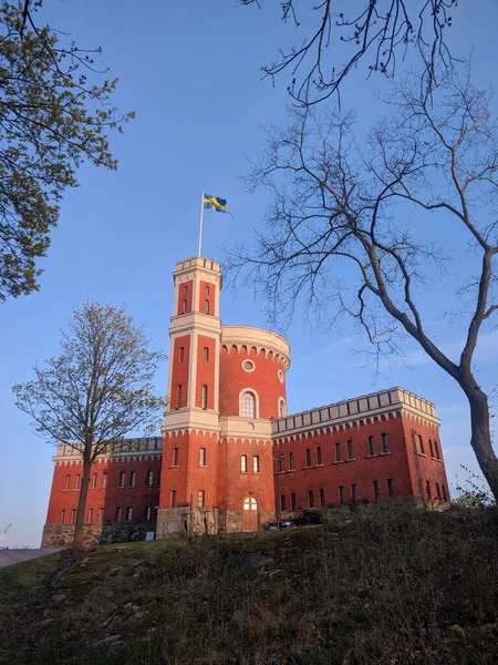 Suecia Estocolmo Abril 2019 Vista Del Castillo Kastellet Kastellholmen Abril — Foto de Stock