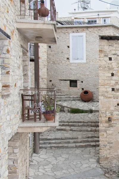 Pano Lefkara Chipre Octubre 2019 Vista Calle Típica Pueblo Octubre — Foto de Stock