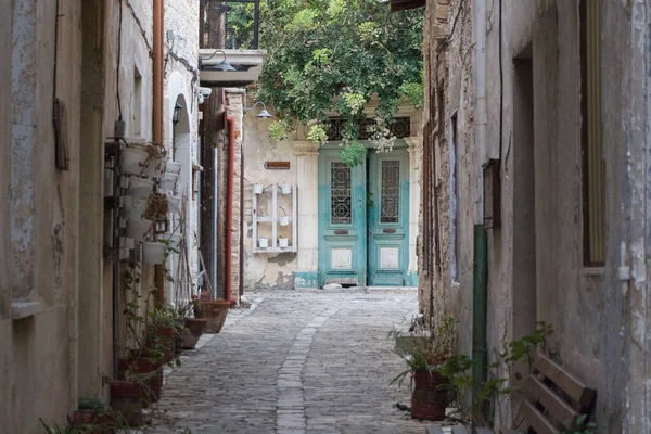 Pano Lefkara Zypern Oktober 2019 Die Ansicht Einer Typischen Straße — Stockfoto